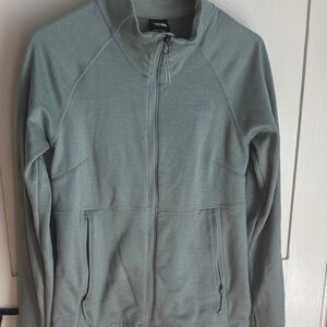 The North Face Light Gray Zip-Up Jacket
